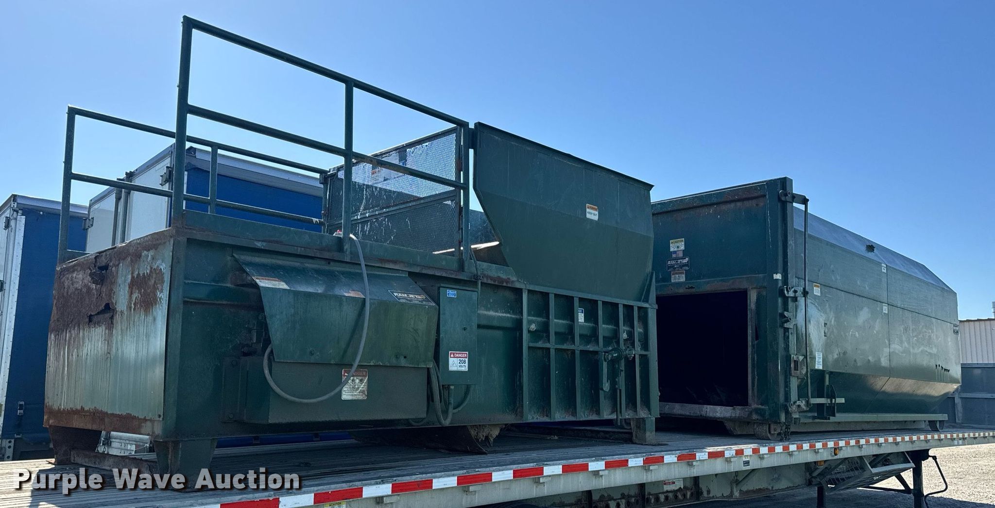 2006 Marathon RJ325 rolloff trash compactor in Moberly, MO Item