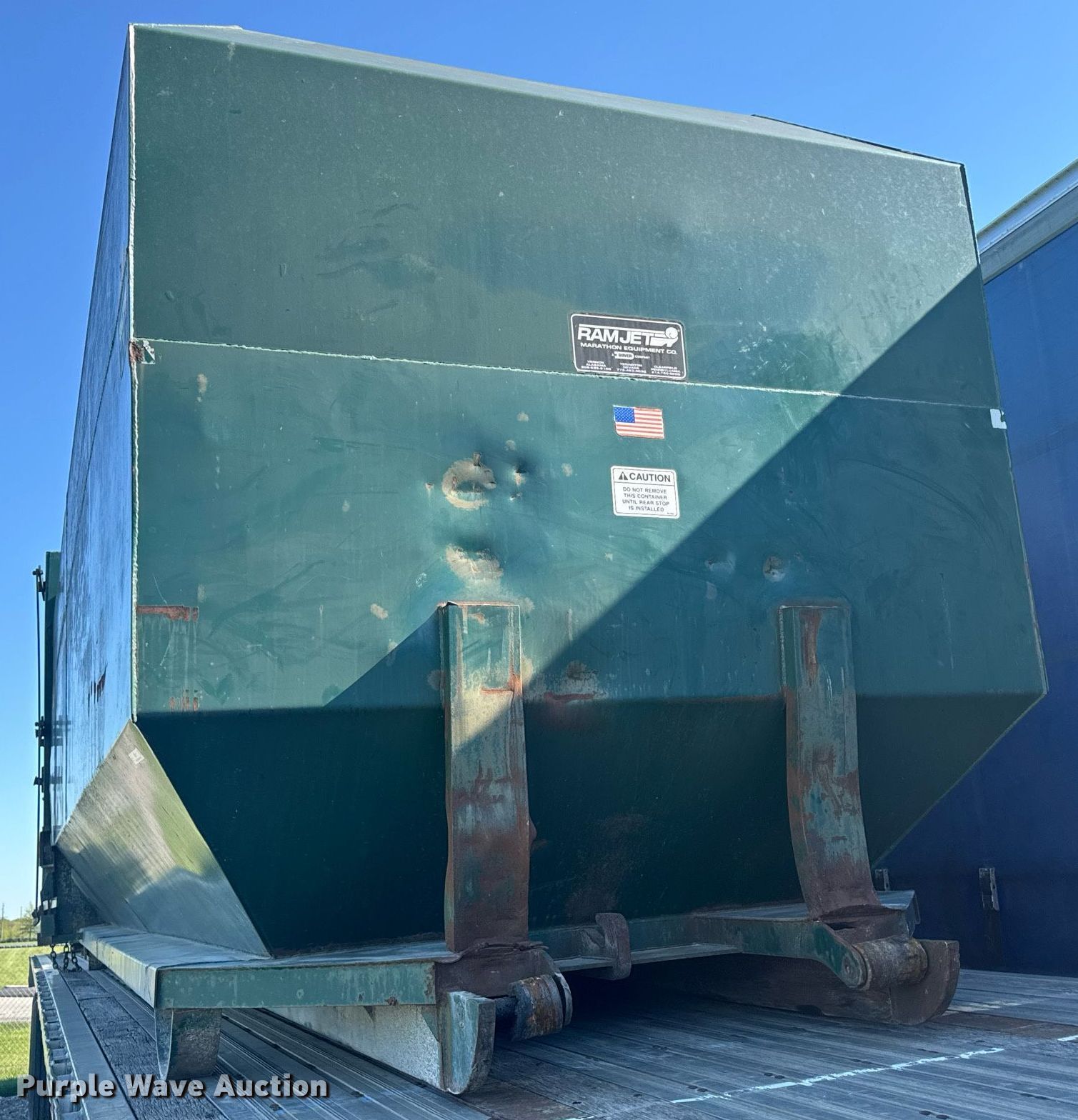 2006 Marathon RJ325 rolloff trash compactor in Moberly, MO Item