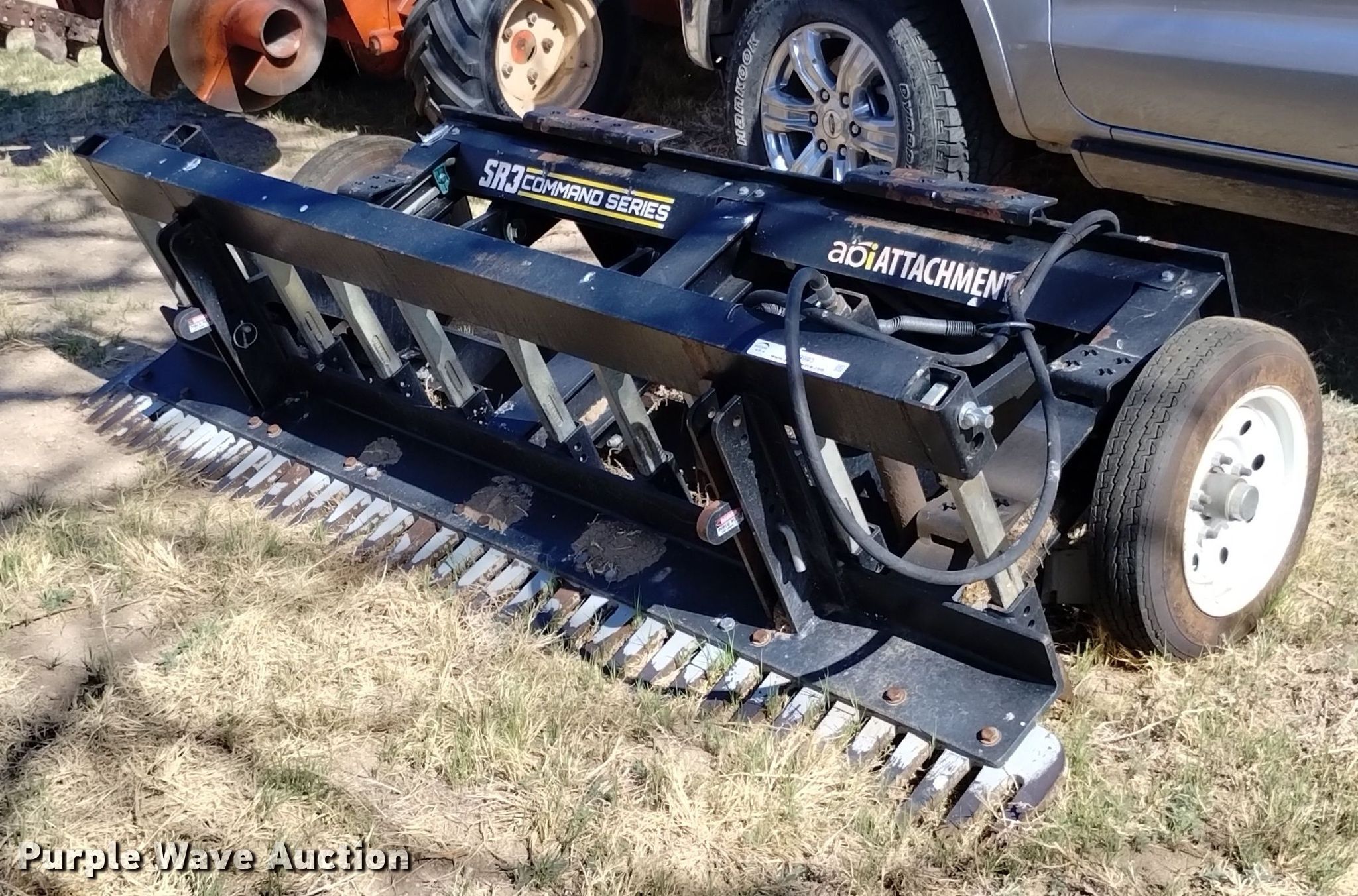Abi Attachments SR3 Command Series skid steer landscape rake in ...
