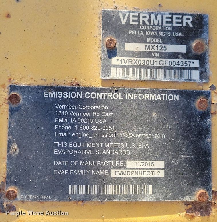 image for item DG0598 2016 Vermeer D9X13 Navigator S3 directional boring unit