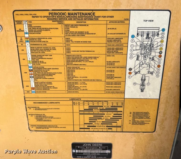 image for item DG4367 2011 John Deere 310J backhoe