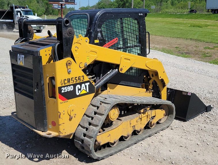 image for item DI3054 2014 Caterpillar 259D tracked skid steer loader