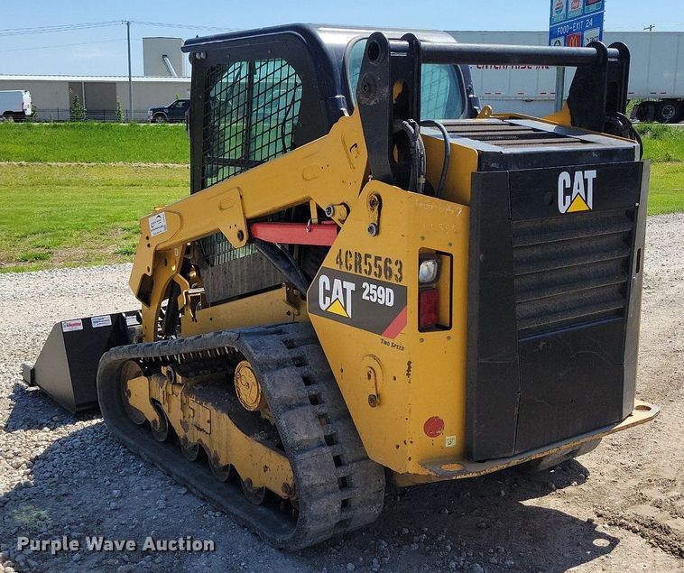image for item DI3054 2014 Caterpillar 259D tracked skid steer loader