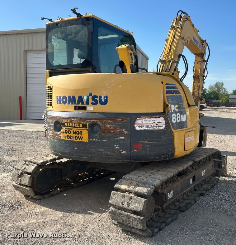 image for item DO1141 2010 Komatsu PC88MR-8 mini excavator