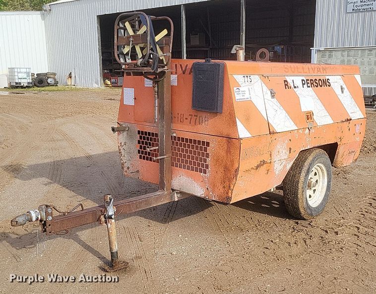 image for item DO4897 1996 Sullair D1850QJD5 air compressor