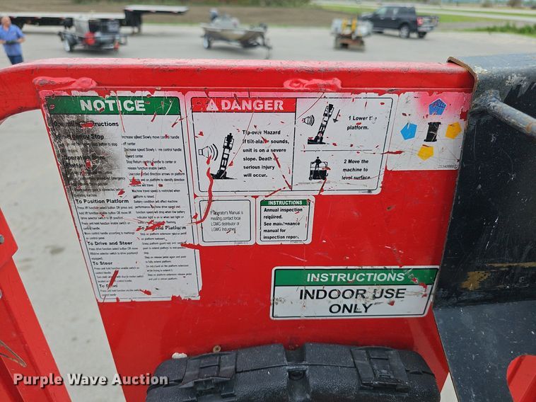 image for item DP0872 2019 LGMG AS2632E scissor lift