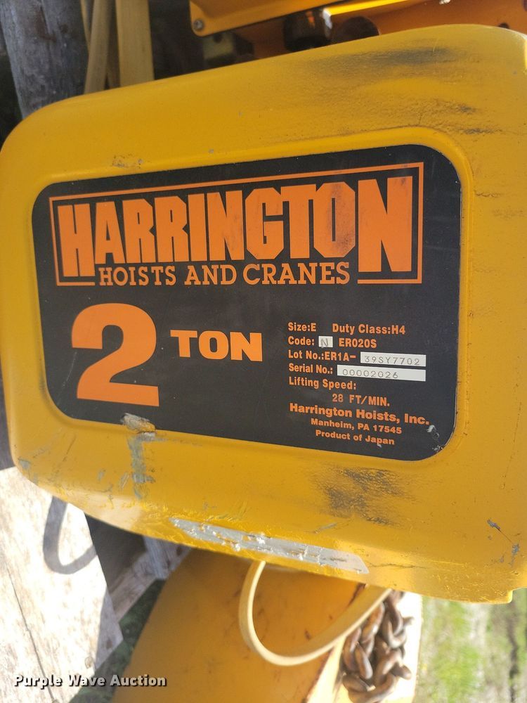 image for item DP1415 Harrington overhead crane