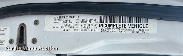 image for item DP8361 2012 Dodge Ram 5500HD utility / service truck