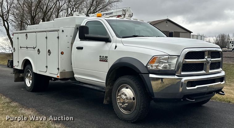 image for item DQ0741 2014 Dodge Ram 5500HD utility / service truck