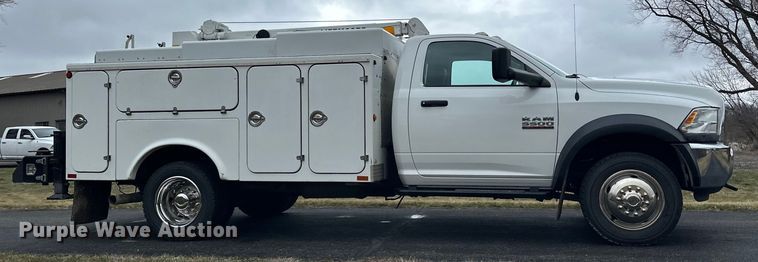 image for item DQ0741 2014 Dodge Ram 5500HD utility / service truck