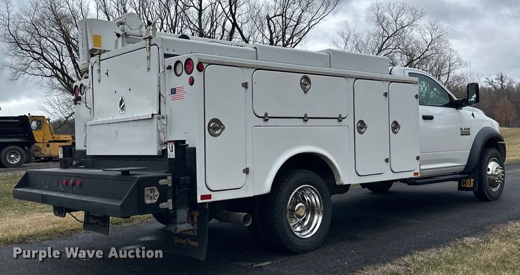 image for item DQ0741 2014 Dodge Ram 5500HD utility / service truck