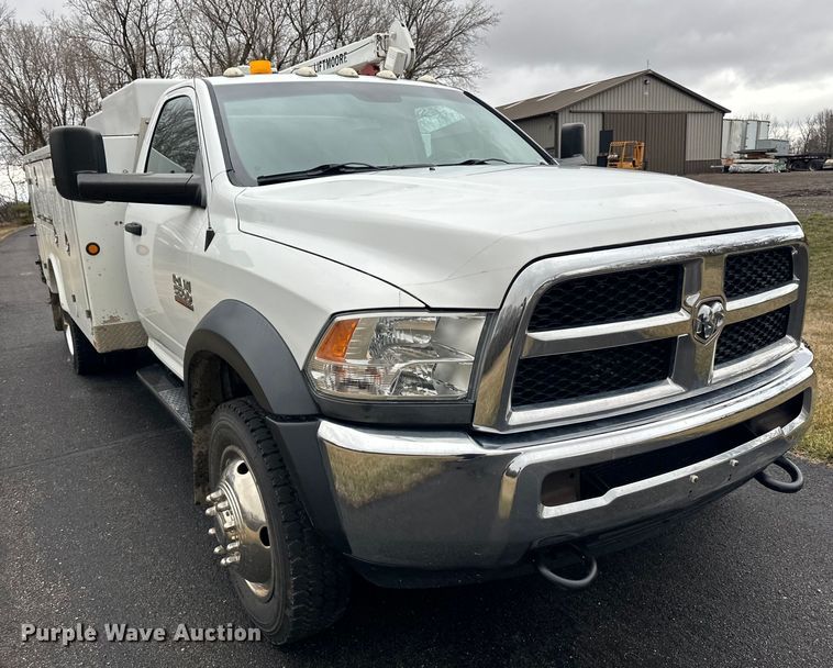image for item DQ0741 2014 Dodge Ram 5500HD utility / service truck