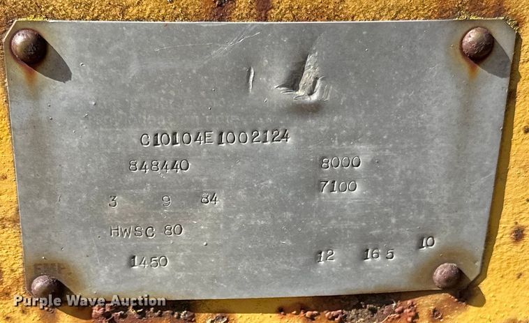 image for item DQ0750 1984 Butler reel trailer