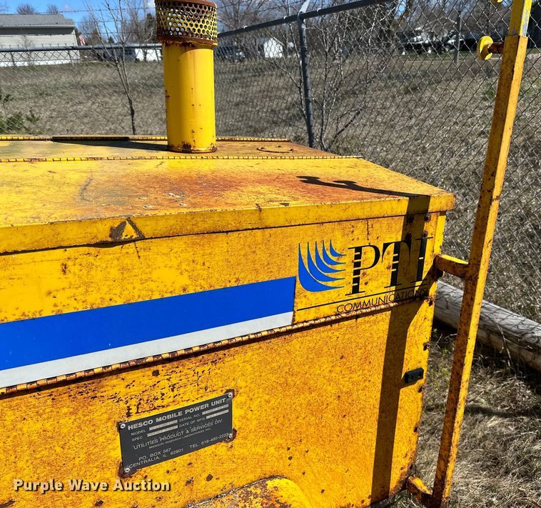 image for item DQ0751 1985 Hesco 4040 07  generator