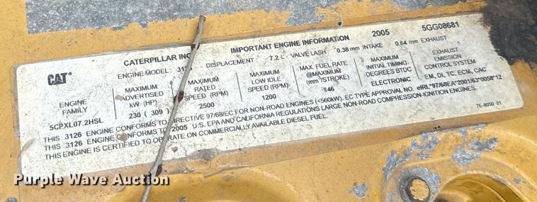 image for item DQ0758 2005 Caterpillar 950G Series II wheel loader