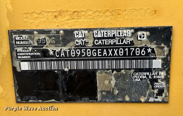 image for item DQ0767 2005 Caterpillar  950G Series II wheel loader