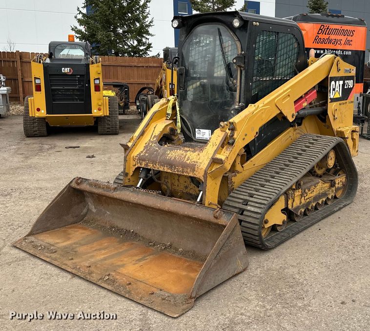image for item DQ0774 2016 Caterpillar 279D tracked skid steer loader