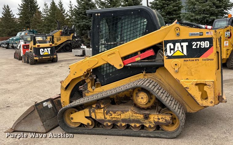 image for item DQ0774 2016 Caterpillar 279D tracked skid steer loader
