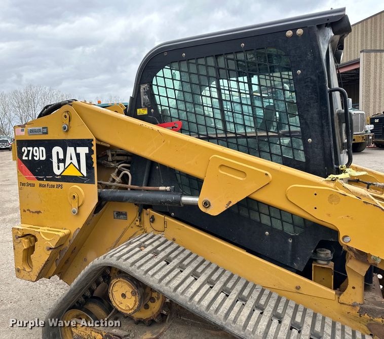 image for item DQ0774 2016 Caterpillar 279D tracked skid steer loader