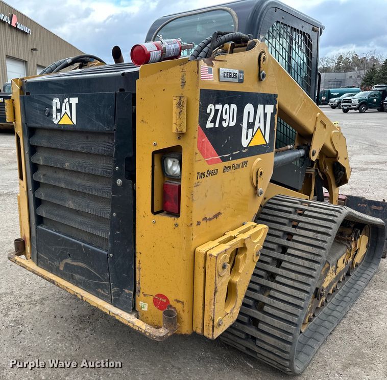 image for item DQ0774 2016 Caterpillar 279D tracked skid steer loader