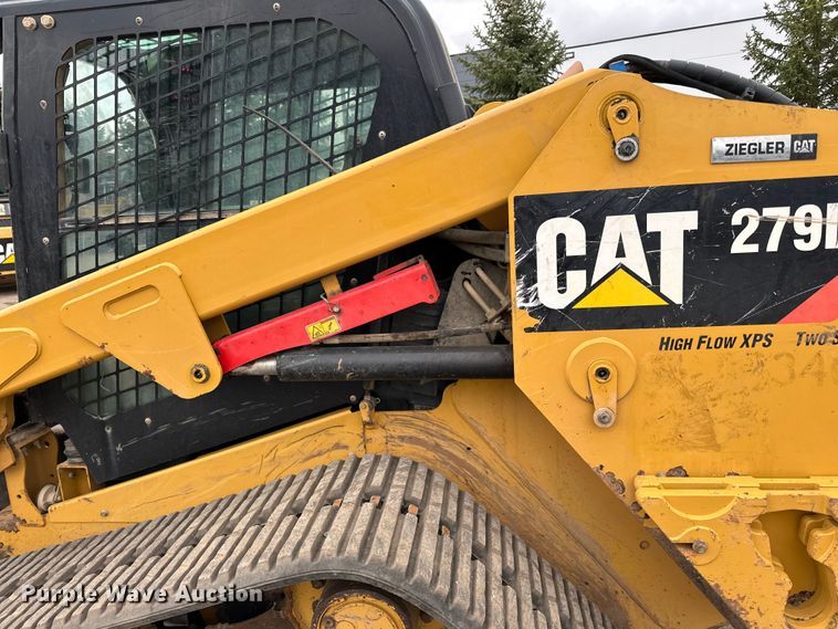 image for item DQ0774 2016 Caterpillar 279D tracked skid steer loader