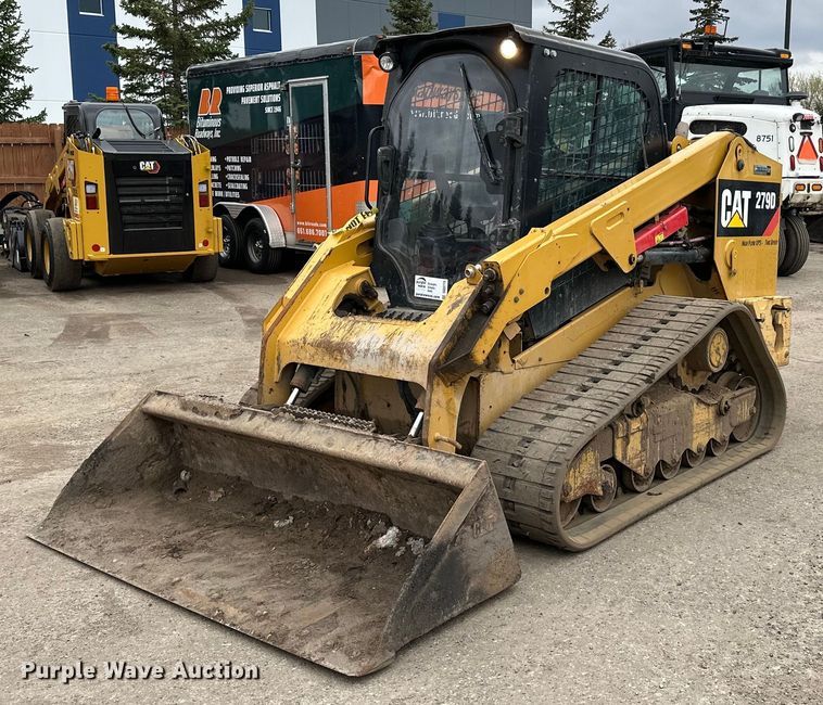 image for item DQ0775 2019 Caterpillar 279D tracked skid steer loader
