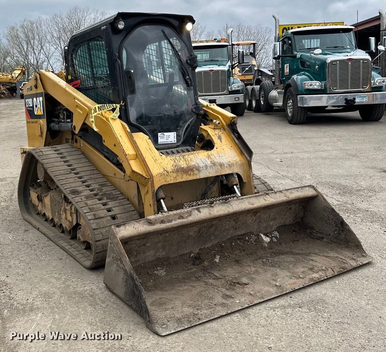 image for item DQ0775 2019 Caterpillar 279D tracked skid steer loader