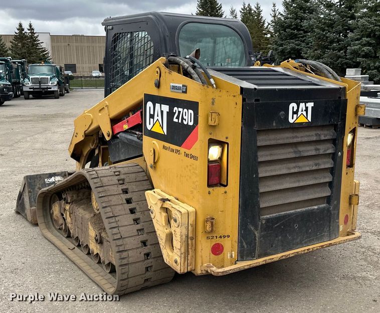 image for item DQ0775 2019 Caterpillar 279D tracked skid steer loader