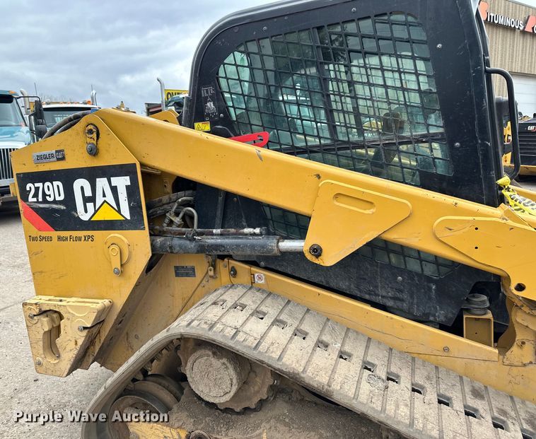 image for item DQ0775 2019 Caterpillar 279D tracked skid steer loader
