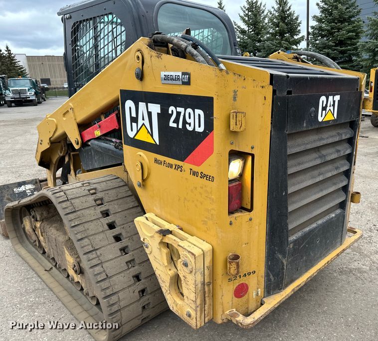 image for item DQ0775 2019 Caterpillar 279D tracked skid steer loader