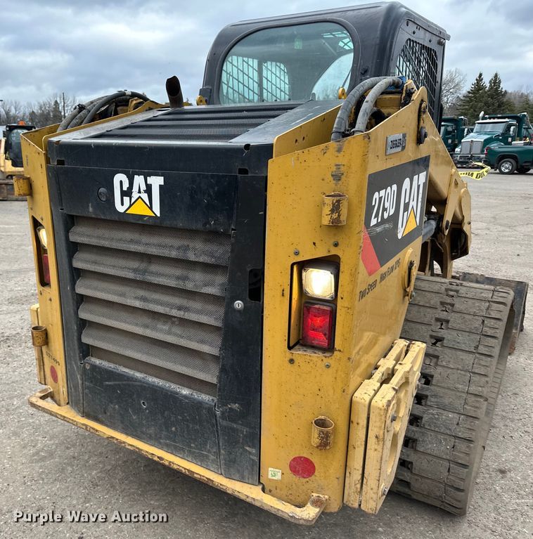 image for item DQ0775 2019 Caterpillar 279D tracked skid steer loader