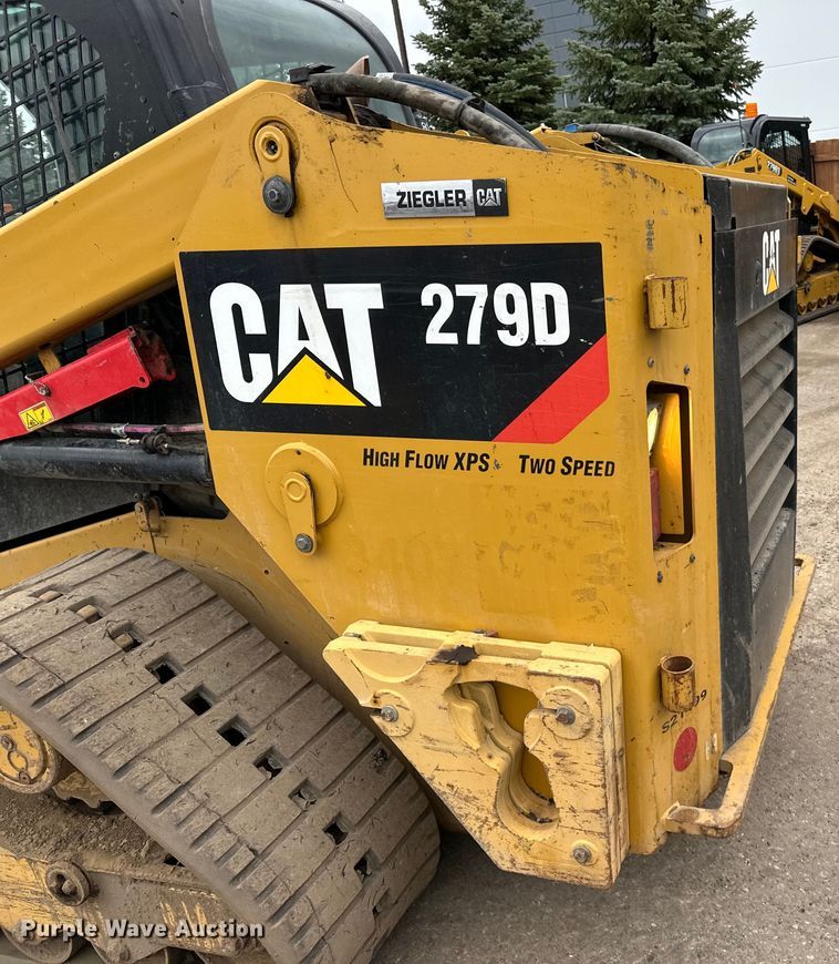 image for item DQ0775 2019 Caterpillar 279D tracked skid steer loader