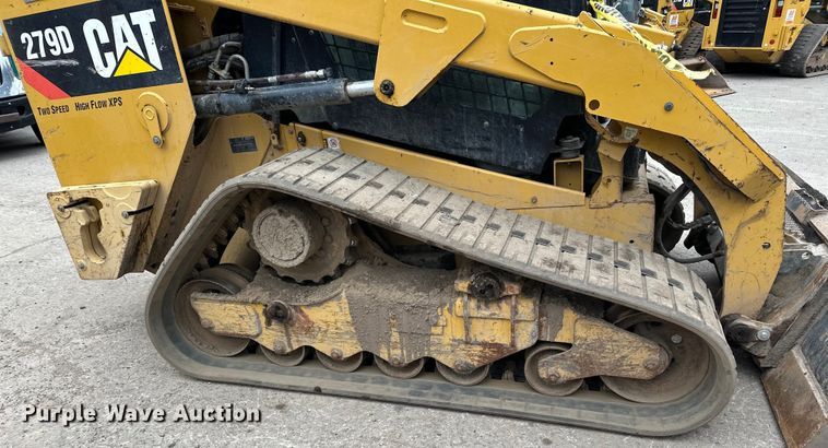 image for item DQ0775 2019 Caterpillar 279D tracked skid steer loader