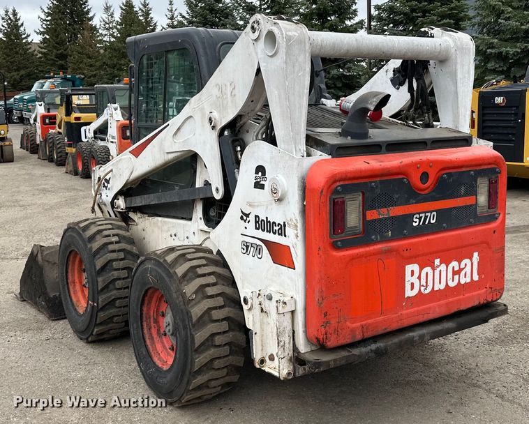 image for item DQ0776 2018 Bobcat S770 skid steer loader