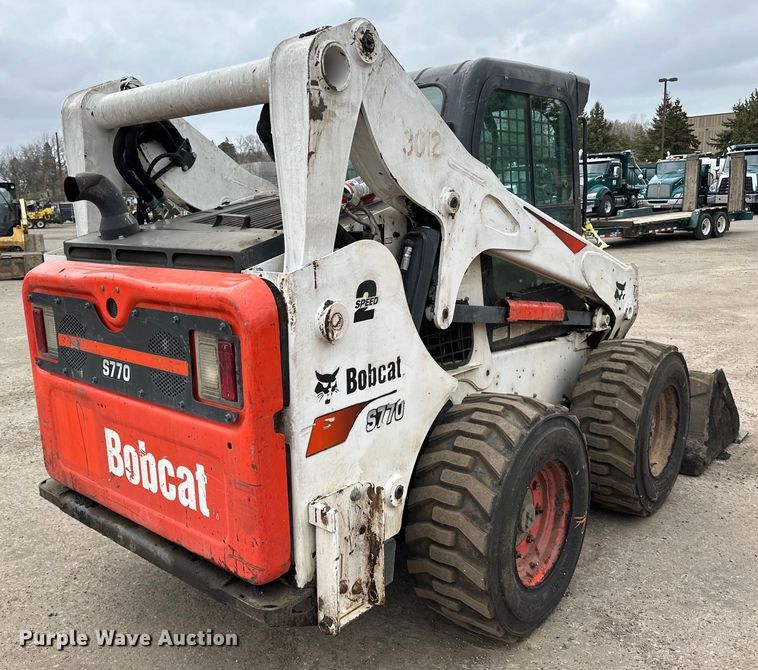 image for item DQ0776 2018 Bobcat S770 skid steer loader