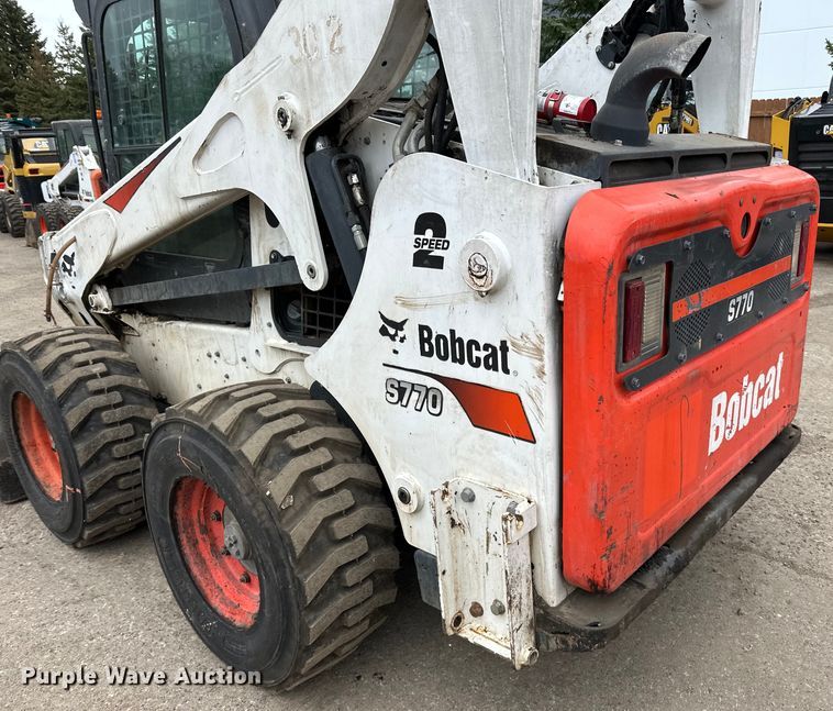 image for item DQ0776 2018 Bobcat S770 skid steer loader