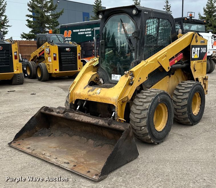 image for item DQ0777 2018 Caterpillar  246D skid steer loader