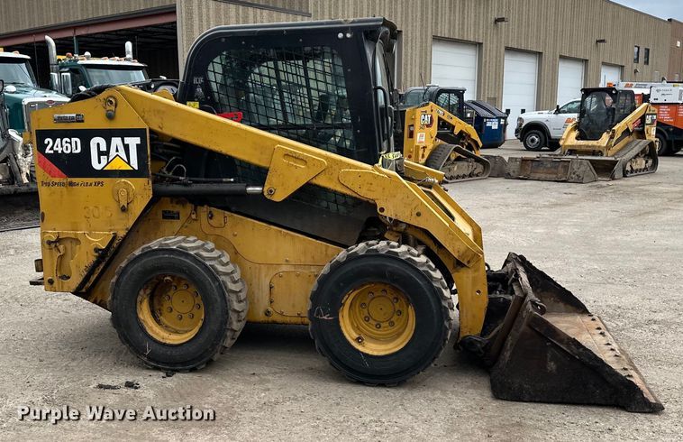 image for item DQ0777 2018 Caterpillar  246D skid steer loader
