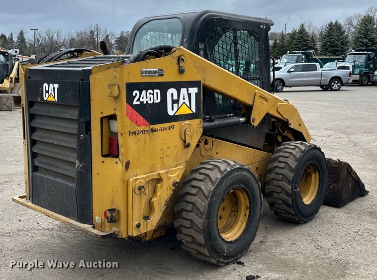 image for item DQ0777 2018 Caterpillar  246D skid steer loader