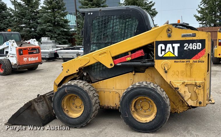image for item DQ0777 2018 Caterpillar  246D skid steer loader