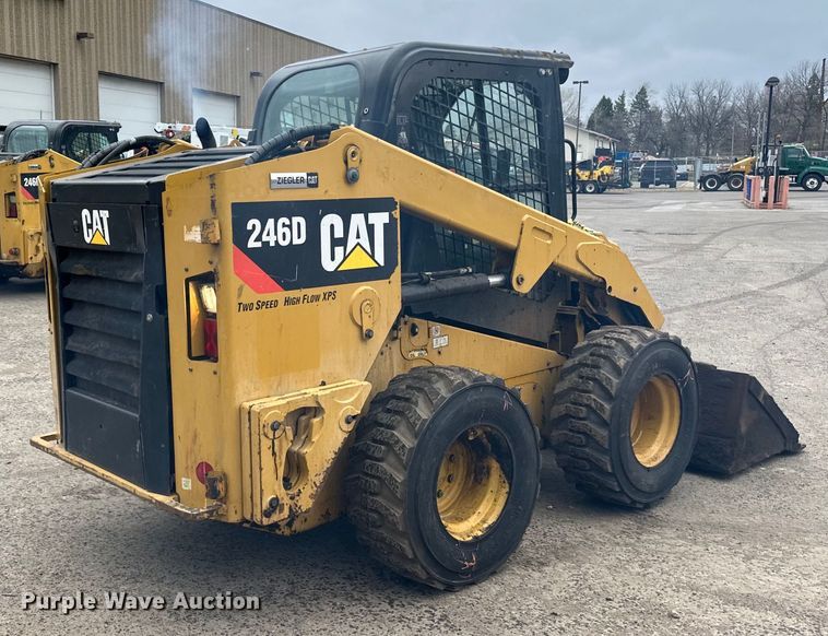 image for item DQ0778 2019 Caterpillar 246D skid steer loader