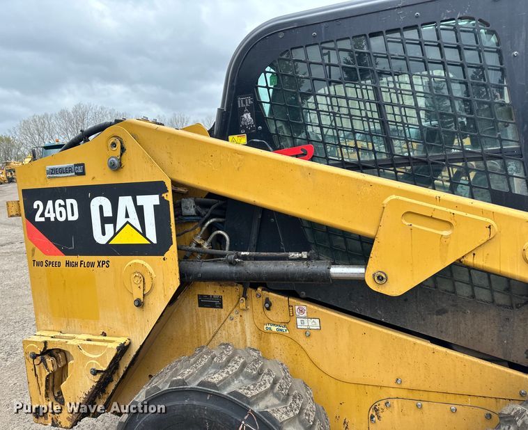 image for item DQ0778 2019 Caterpillar 246D skid steer loader