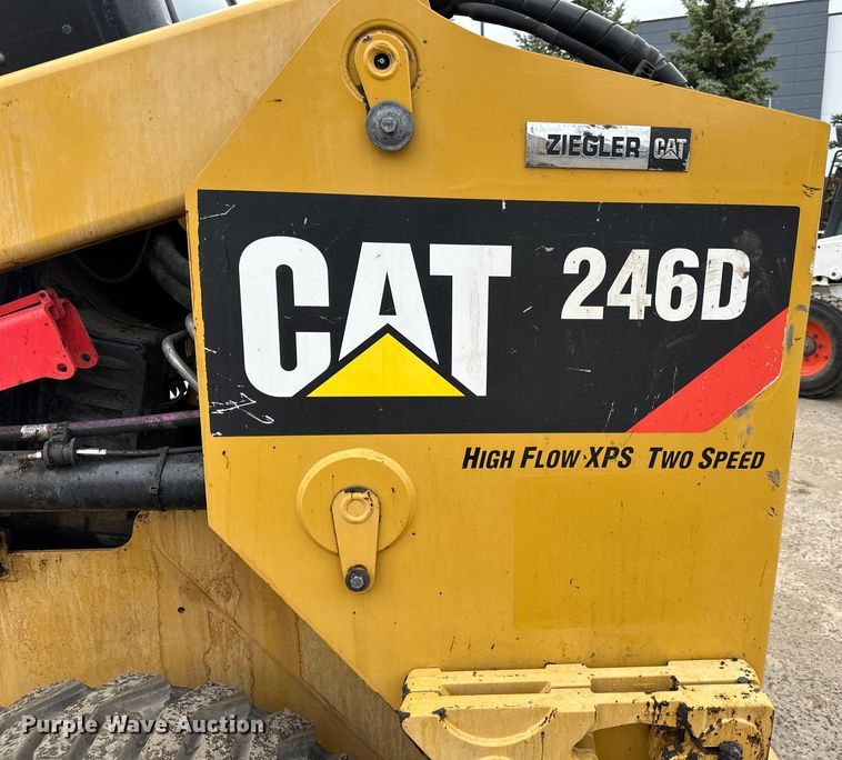 image for item DQ0778 2019 Caterpillar 246D skid steer loader