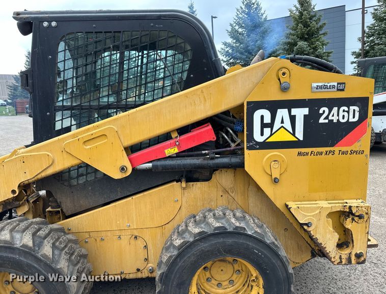 image for item DQ0778 2019 Caterpillar 246D skid steer loader