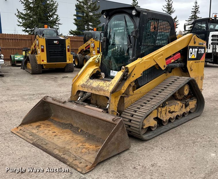 image for item DQ0779 2017 Caterpillar  279D tracked skid steer loader