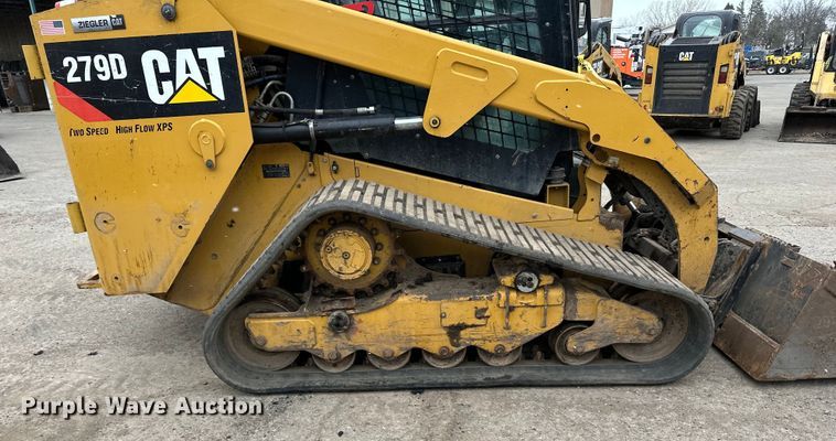 image for item DQ0779 2017 Caterpillar  279D tracked skid steer loader