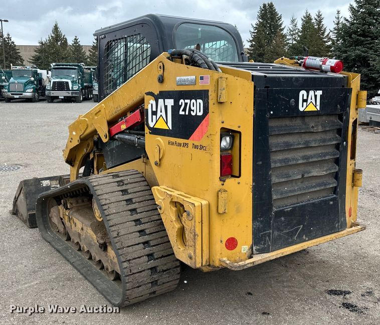 image for item DQ0780 2017 Caterpillar  279D tracked skid steer loader
