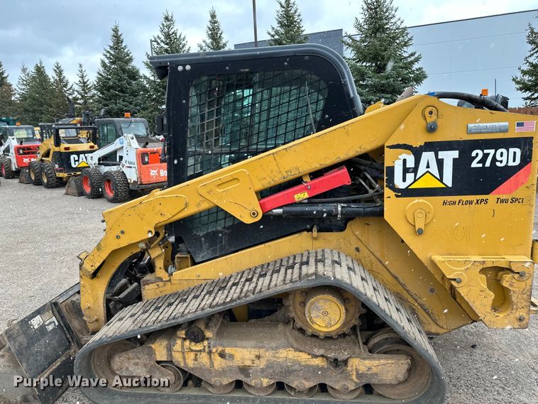 image for item DQ0780 2017 Caterpillar  279D tracked skid steer loader