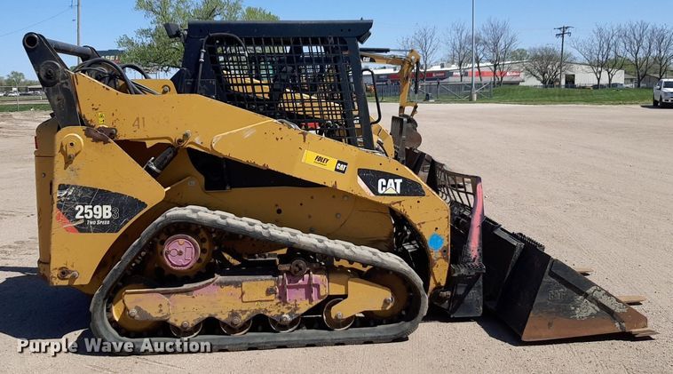 image for item DQ6967 2013 Caterpillar 259B Series 3 tracked skid steer loader