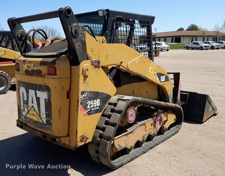 image for item DQ6967 2013 Caterpillar 259B Series 3 tracked skid steer loader